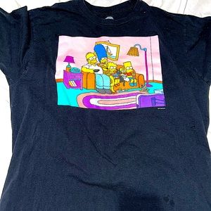 The Simpsons Family on the Couch 20th Television Men’s T Shirt